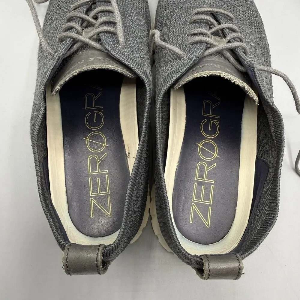 Cole Haan Zerogrand Stitchlite Gray Wingtip Oxfords Shoes Mens Size 12 M